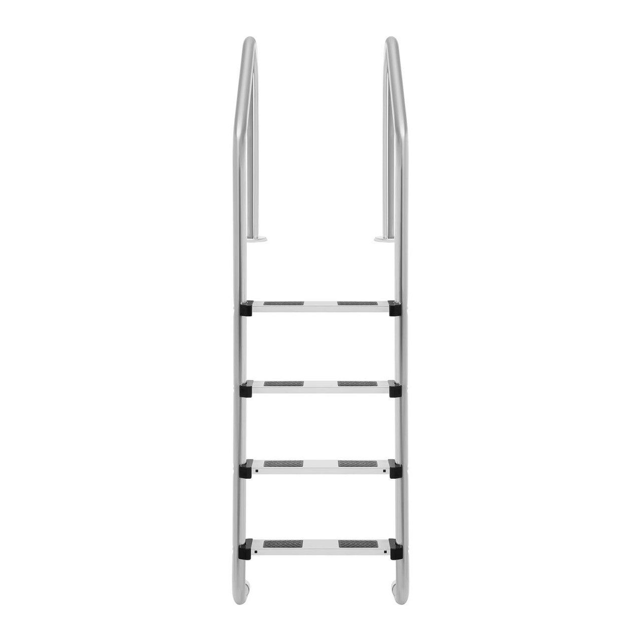 Scaletta per piscina in acciaio inox e plastica a 4 gradini portata massima 180 kg 14_0001444