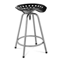 Sgabello da bar da esterno in acciaio nero 14_0003747