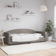 Letto da Giorno Tortora 80x200 cm in Tessuto