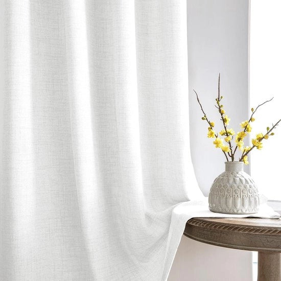 Gordini pronti da appendere con ganci - Cortine pronte da appendere - Cortine intermedie - Cortine oscuranti - Camera da soggiorno - Camera da letto - Decorazione per finestre - Casa - Arredamento