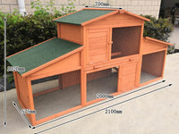 Conigliera XXL con recinto