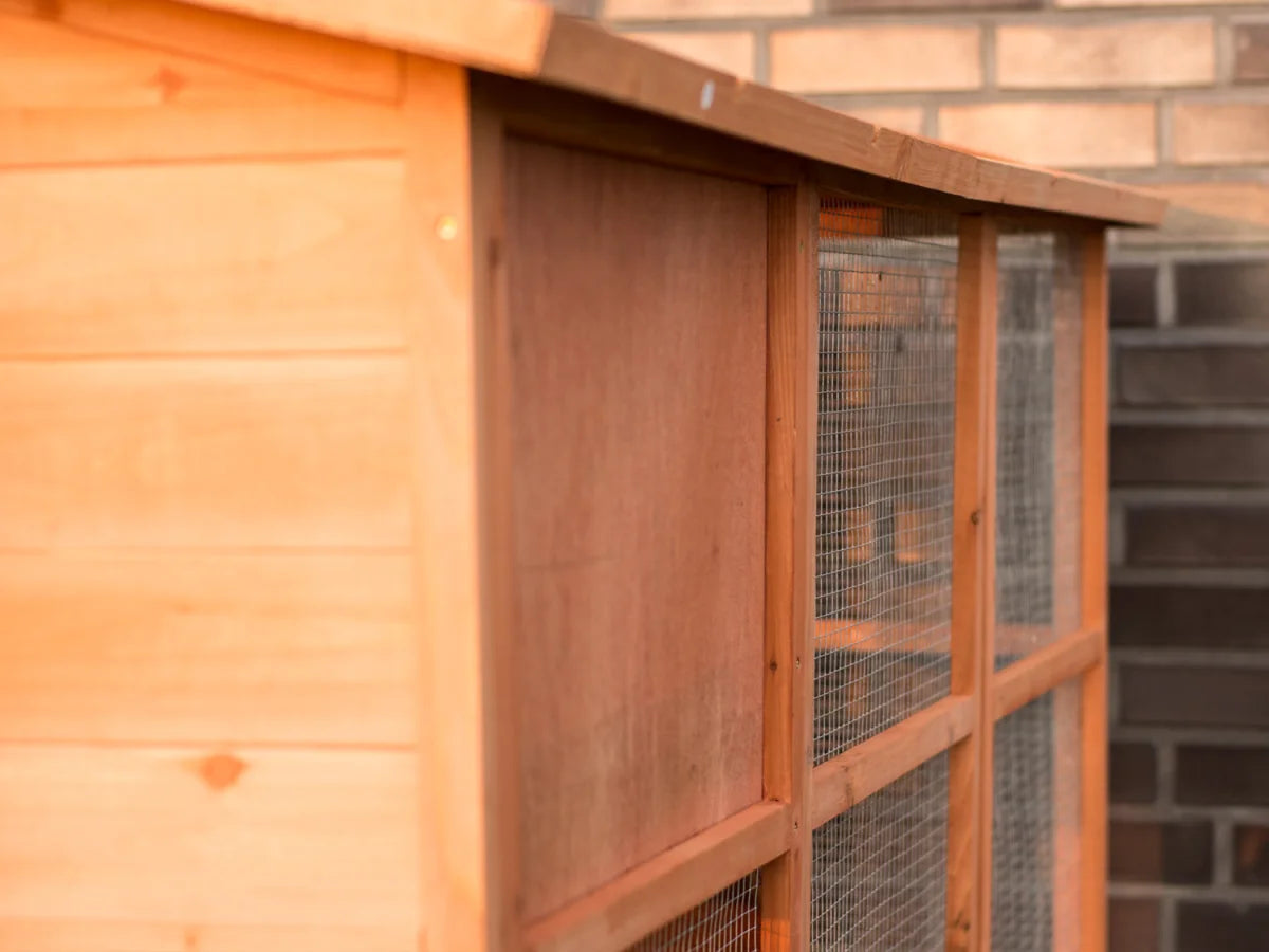 Pollaio con recinto, conigliera, conigliera per piccoli animali