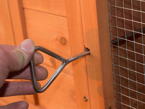 Pollaio con recinto, conigliera, conigliera per piccoli animali