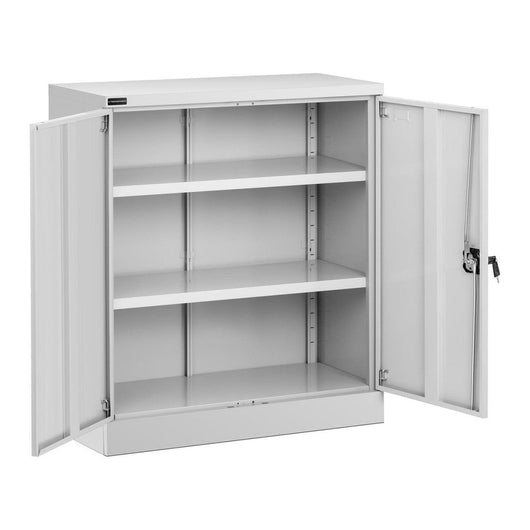 Mobiletto ufficio in metallo acciaio 102 cm grigio 14_0000461