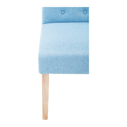 Set due sedie in tessuto portata max 180 kg superficie seduta 46 x 42 cm azzurro 14_0000891