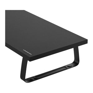 Supporto per schermo PC ergonomico scrivania per computer postazione di lavoro ergonomica per 2 schermi portata 20 kg pannello di fibra di acciaio 14_0003185