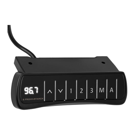 Scrivania angolare sit-stand (base) - altezza: 69 - 118 cm - larghezza: 90 - 150 cm (sinistra) / 110 - 190 cm (destra) - angolazione: 90° - 150 kg 14_0005940