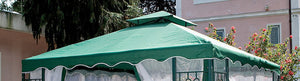 top copertura per gazebo yf-3137r dimensioni cm 300x300 colore bianco cod:ferx.10263