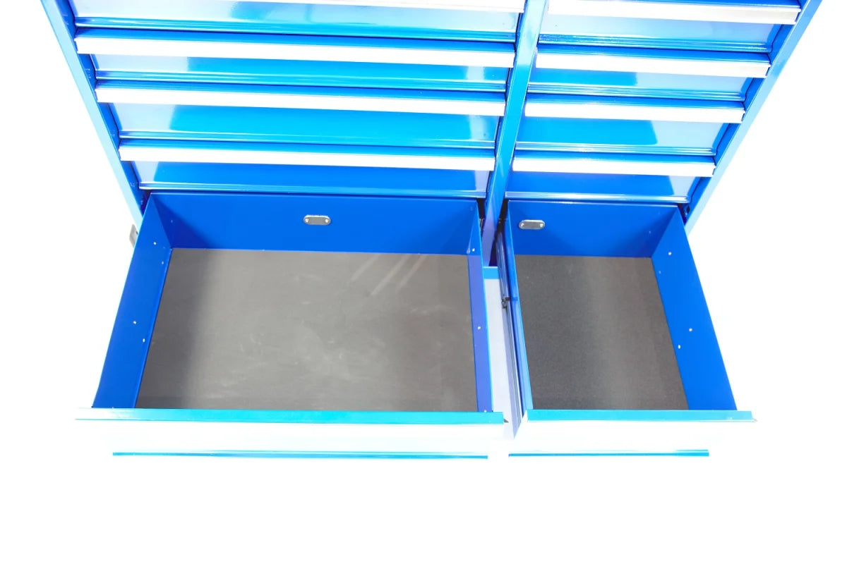 Carrello portautensili, 16 cassetti, serie Professional, blu