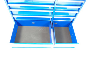 Carrello portautensili, 16 cassetti, serie Professional, blu