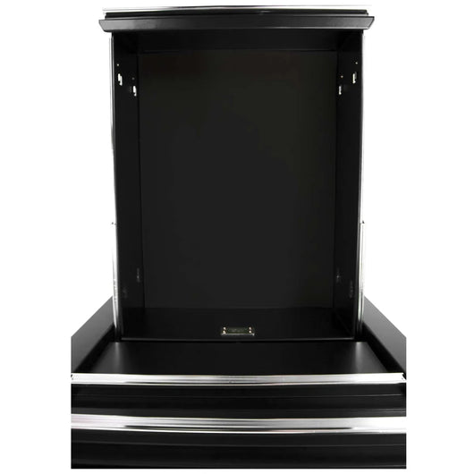 Mobiletto portautensili nero, stretto, 7 cassetti