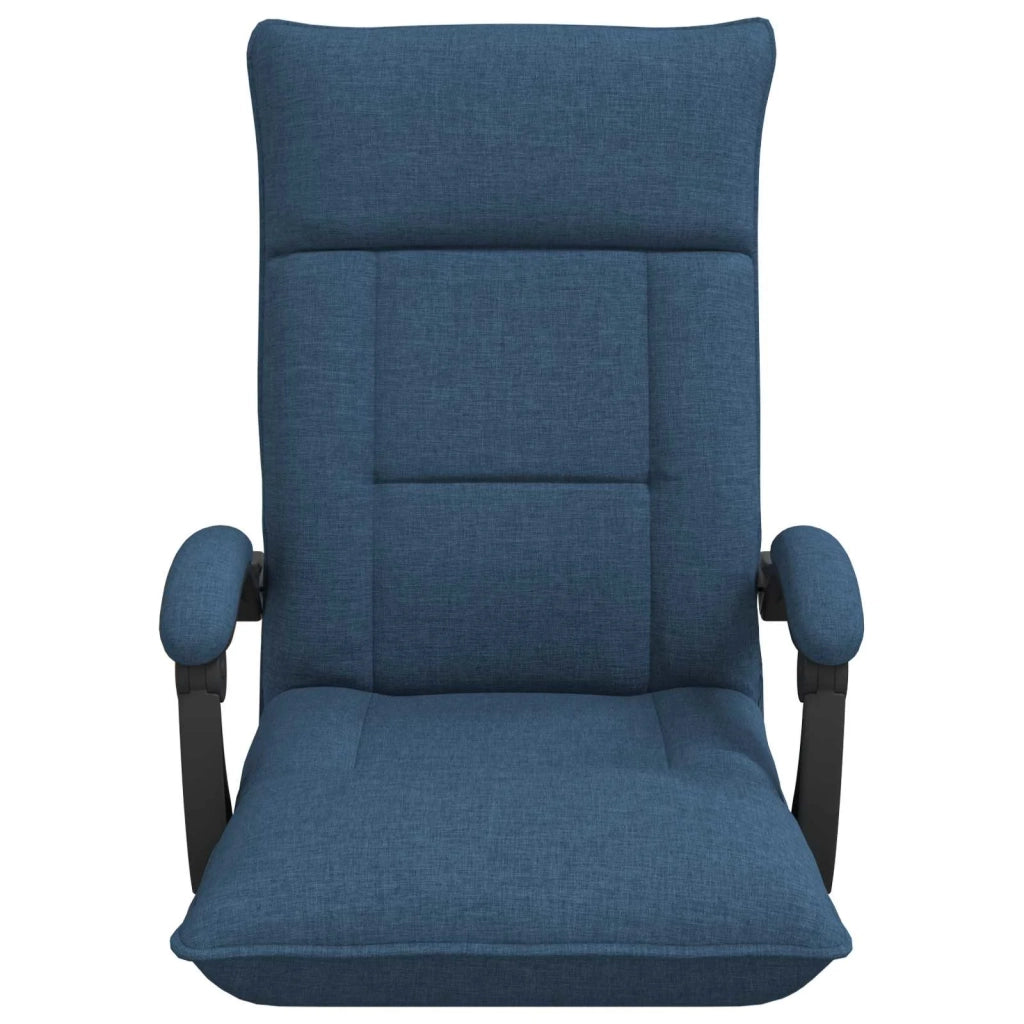 Sedia a pavimento regolabile Blu Tessuto