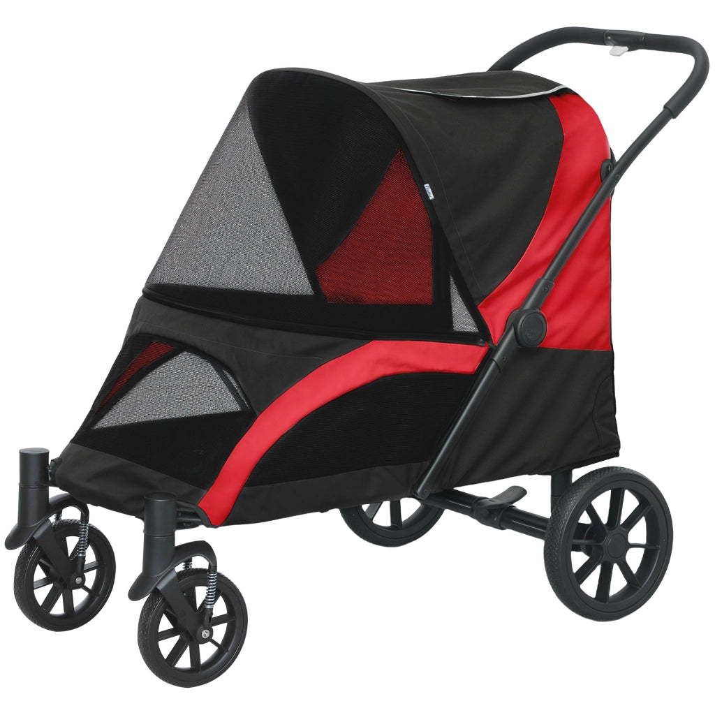 Carrello per Cani Faltabile ¨C zephmum ¨C Nero