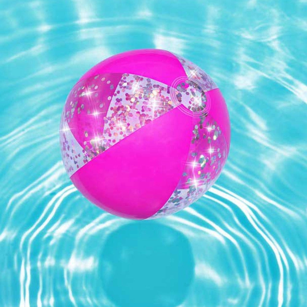 Trade Shop - Pallone Fashionglitter Palla Glitter Gonfiabile Mare Piscina Bestway Spiaggia -