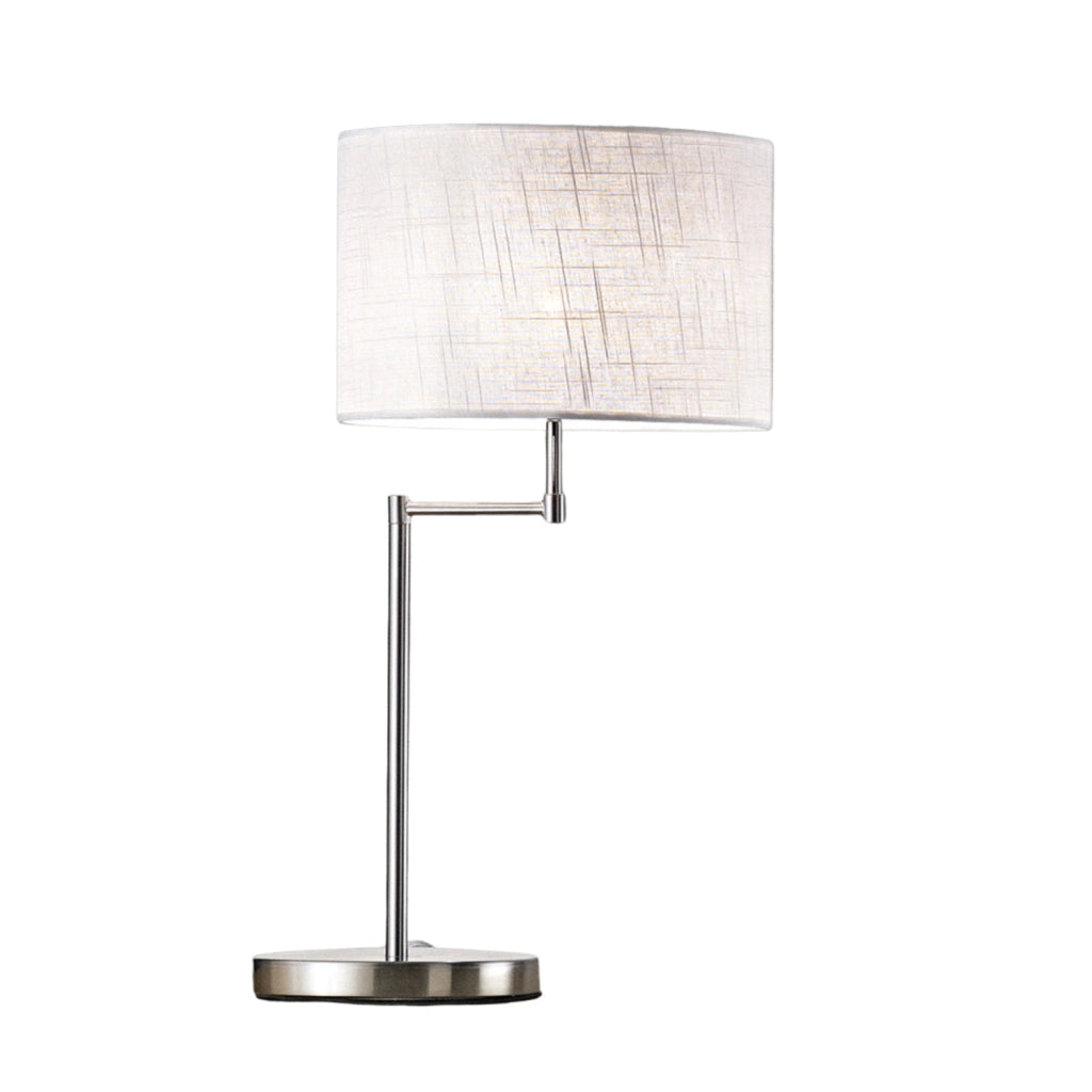 Lumetto Moderno Round Hotel Metallo Cromo 1 Luce E27 Ip20