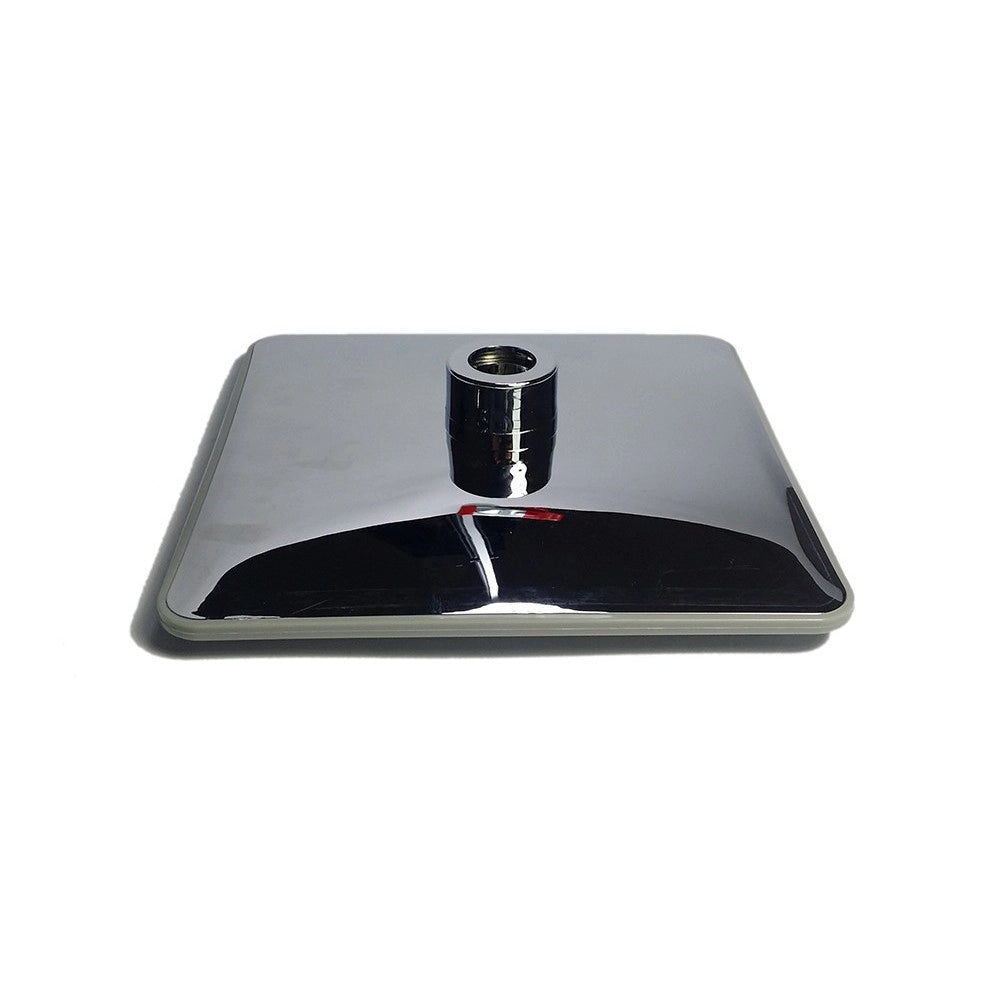 Trade Shop - Soffione Doccia Quadrato 20x20cm Bagno Effetto Pioggia Sottile Cromato 93004 -