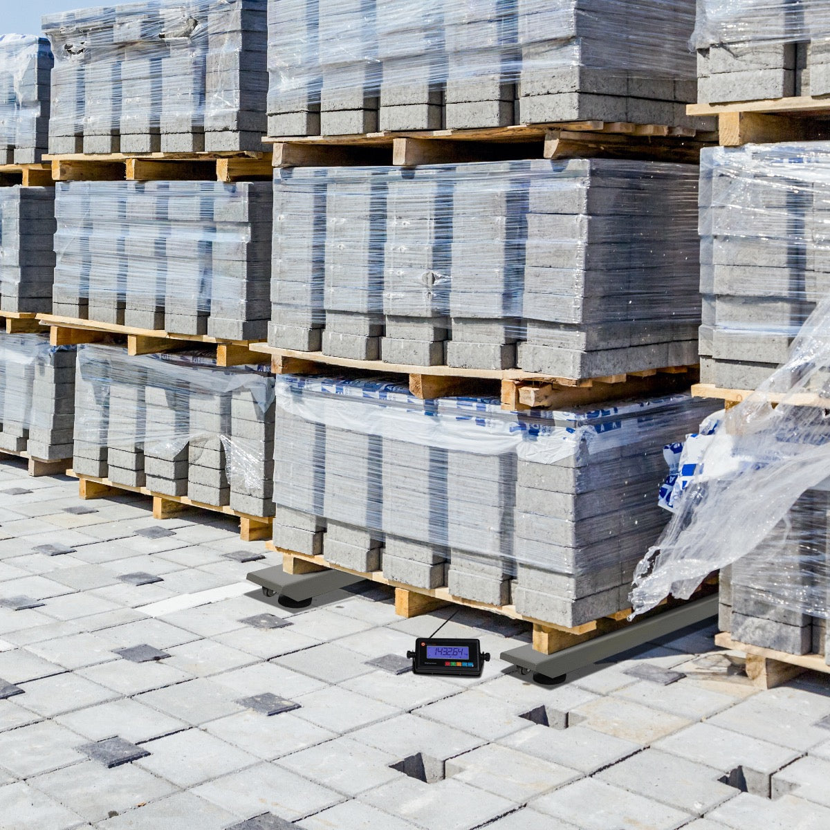 Bilancia Industriale Robusta Solida per Pallet con Travi 3000kg Multifunzione