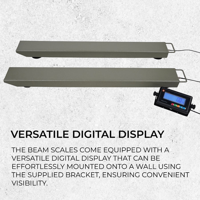 Bilancia Industriale Robusta Solida per Pallet con Travi 3000kg Multifunzione