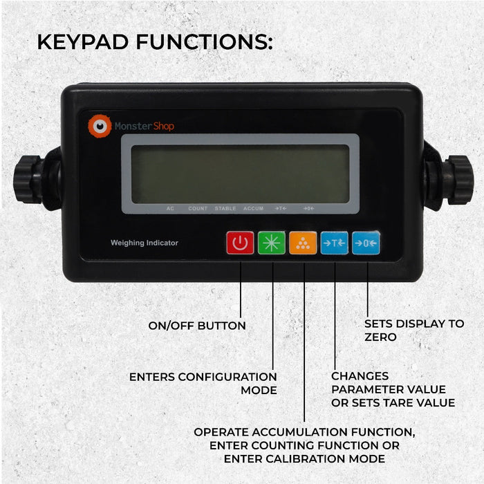 Bilancia Industriale Robusta Solida per Pallet con Travi 3000kg Multifunzione