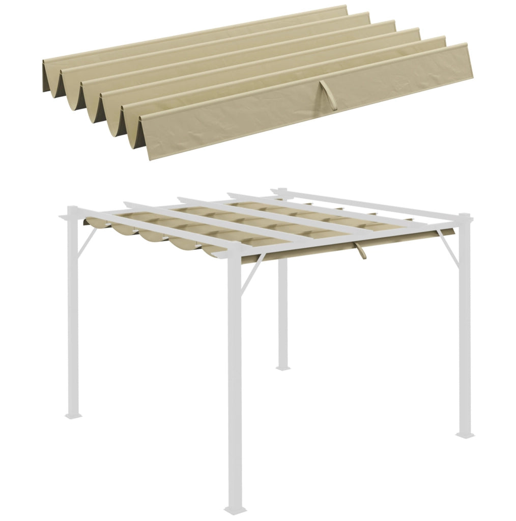Telo di ricambio beige per pergola 250 x 255 cm