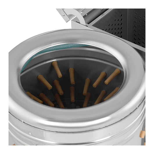 Spiumatrice con scottatore a tamburo da 55 cm - 3 - 4 polli/min 14_0005688