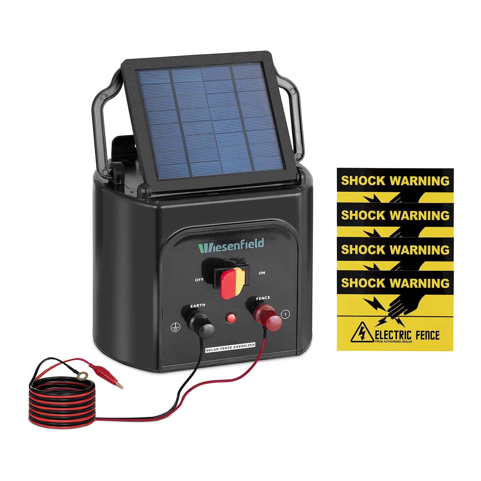 Elettrificatore per recinti - 0,8 J - 15 km cavalli, mucche, capre o pecore 14_0005701