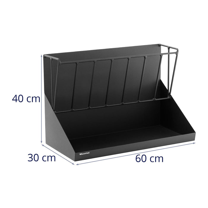 Mangiatoia per cavalli con rastrelliera per cavalli da esterno 60 x 30 x 40 cm 14_0005673