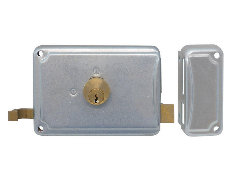 serratura ferro applicare 2m+s zincata art. p27 e. 60 dx cod:ferx.vit40017