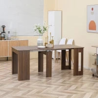 Tavolo da Pranzo Pieghevole Tavolo da Pranzo Allungabile Tavolo da Pranzo, mobile, design moderno, 180cm x 85cm x 75cm, Marrone