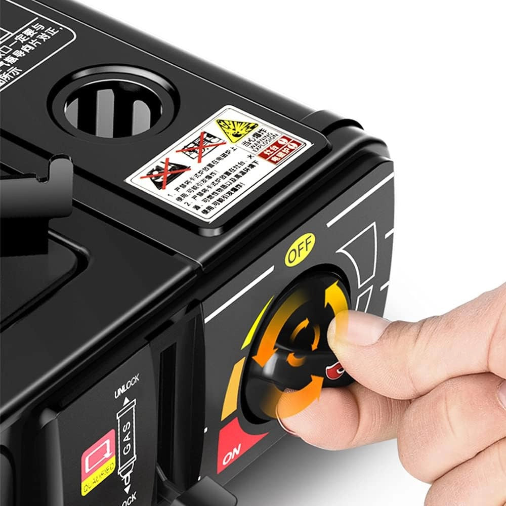 Trade Shop - Set Fornello A Gas Da Campeggio In Valigetta A Doppia Funzione Cartucce Interne Bombola -