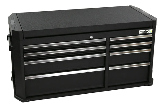 Attacco, nero per carrelli da officina larghi