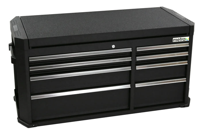 Attacco, nero per carrelli da officina larghi