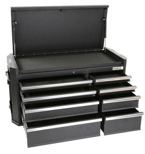 Attacco, nero per carrelli da officina larghi