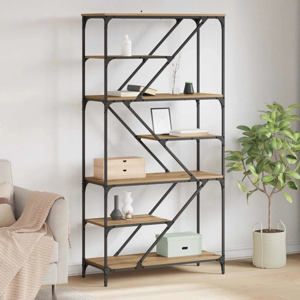 Libreria Rovere artigianale 91 x 36 x 176 cm Legno multistrato 882779