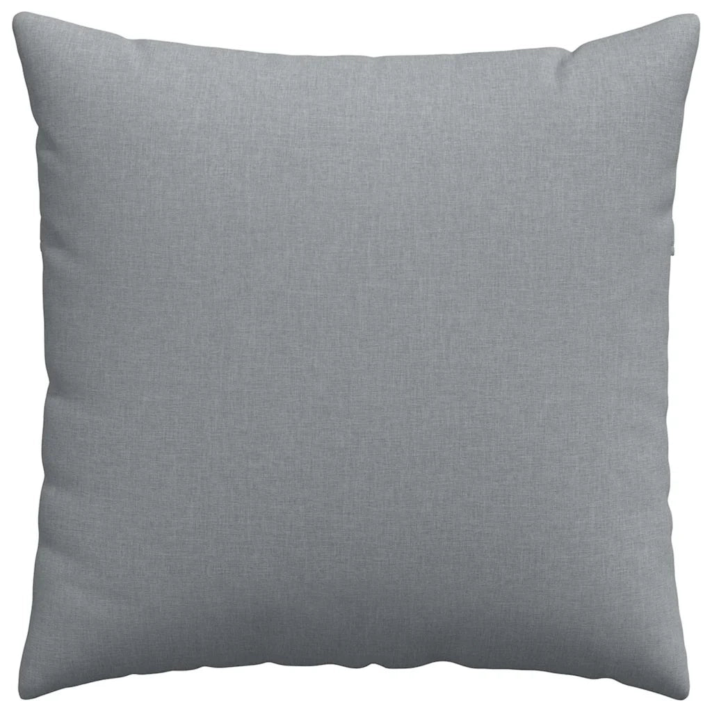 Cuscini da Divano 2 pcs Grigio chiaro 80 x 80 cm Tessuto