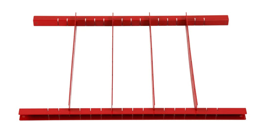 Divisori per cassetti, set rosso, per carrelli da officina