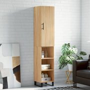 Credenza Rovere Sonoma 34,5x34x180 cm in Legno Multistrato 3199004
