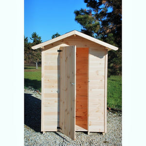 Casetta da Giardino in Legno di Pino da Esterno  con Pavimento, Ricovero Attrezzi, Doghe spessore 16mm - Articolo C130 - 100002