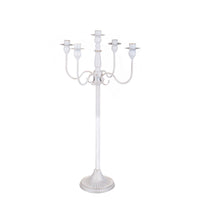 Candeliere a 5 Bracci Bianco Antico 75 cm