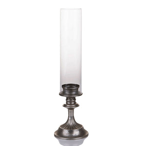 Porta Candele con Parafiamma Anticato 45 cm