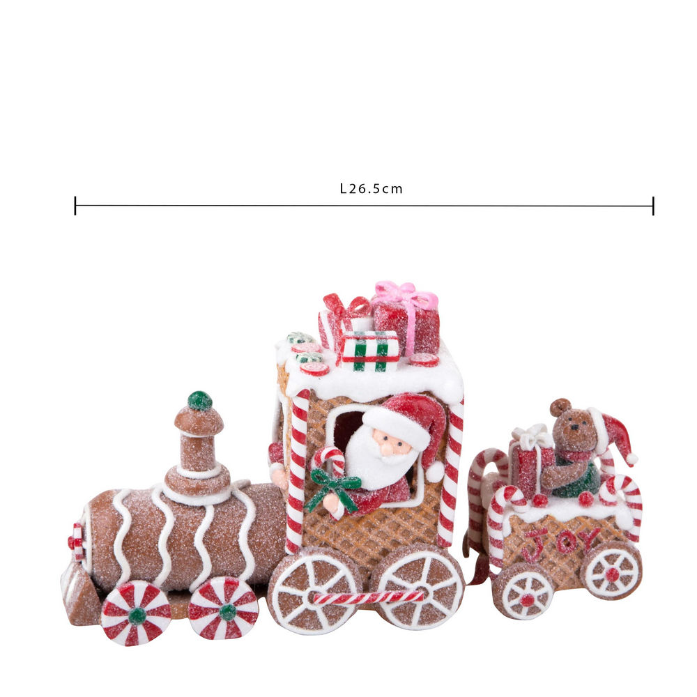Treno Locomotiva di Natale Dolce al Biscotto 26,5 cm
