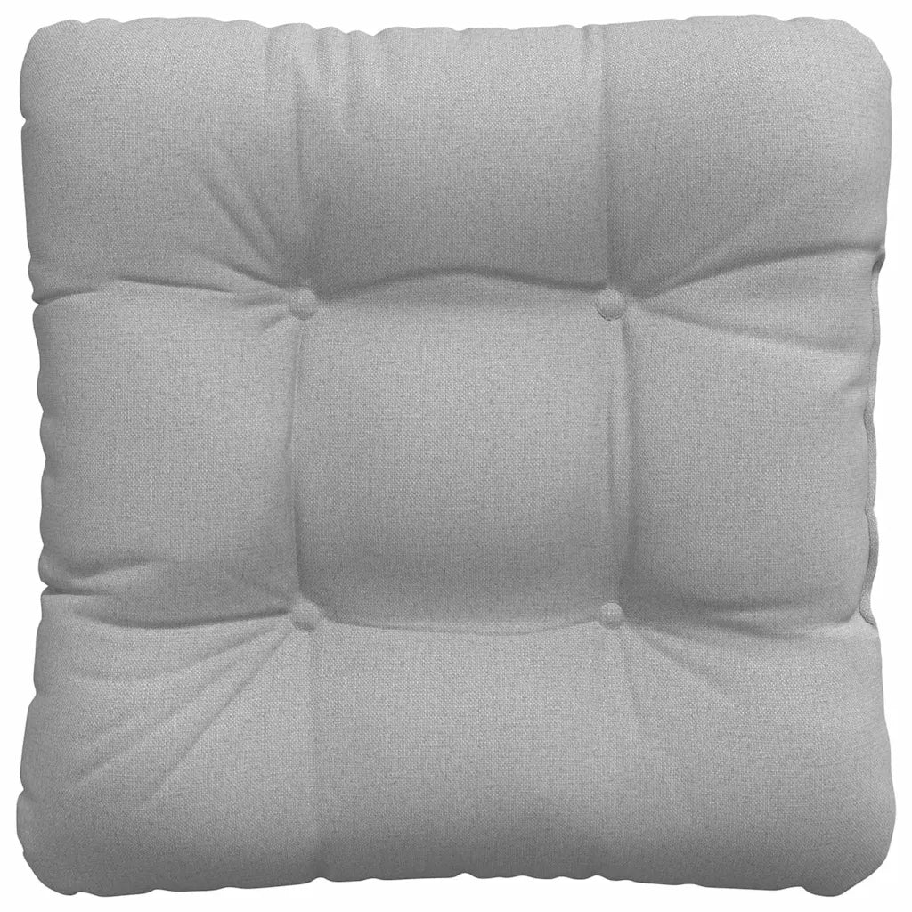 Cuscini per Seduta 4 pcs Grigio Nuvola 40 x 40 x 12 cm Tessuto 42015073