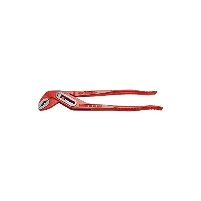 VBW 87966005 Pinza a Pappagallo Regolabile per Tubi e Dadi 175 mm apertura 26 mm 6 fori acciaio temprato colore Rosso