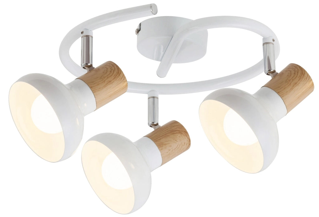 Plafoniera Holly scandinava bianca 40 cm 3xE14 Rabalux
