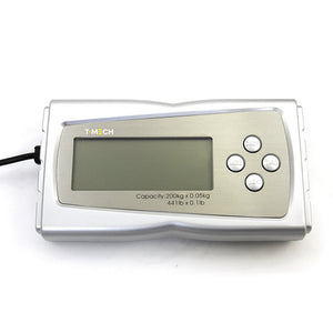 Bilancia Postale Elettrica 200kg in Acciaio 41x36cm per Pesare Propotti Postali