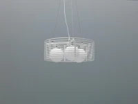 E-STYLO Lampada a sospensione moderna, perfetta per illuminare con stile cucine, sale da pranzo, soggiorni e open space, Ø.50cm X Ø.50cm H. 120cm