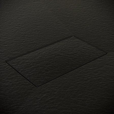 Piatto doccia in acrilico STONE ESSENCE - Nero antracite - Misura: 80 x 160 cm