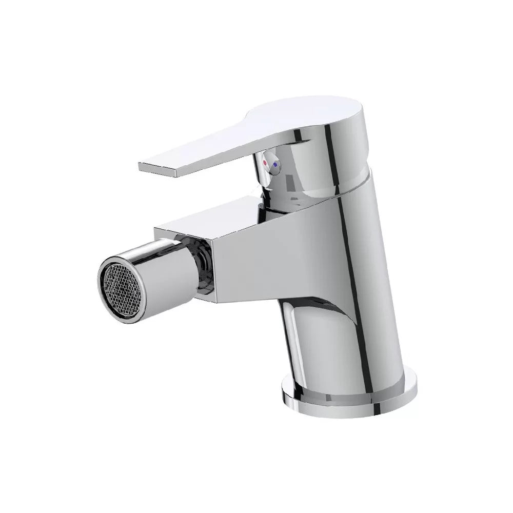 Miscelatore bidet cromato con leva in metallo - Serie Hellis