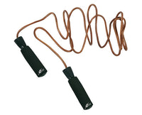 Corda in cuoio impugnature in spugna per saltare lunghezza 2,7m