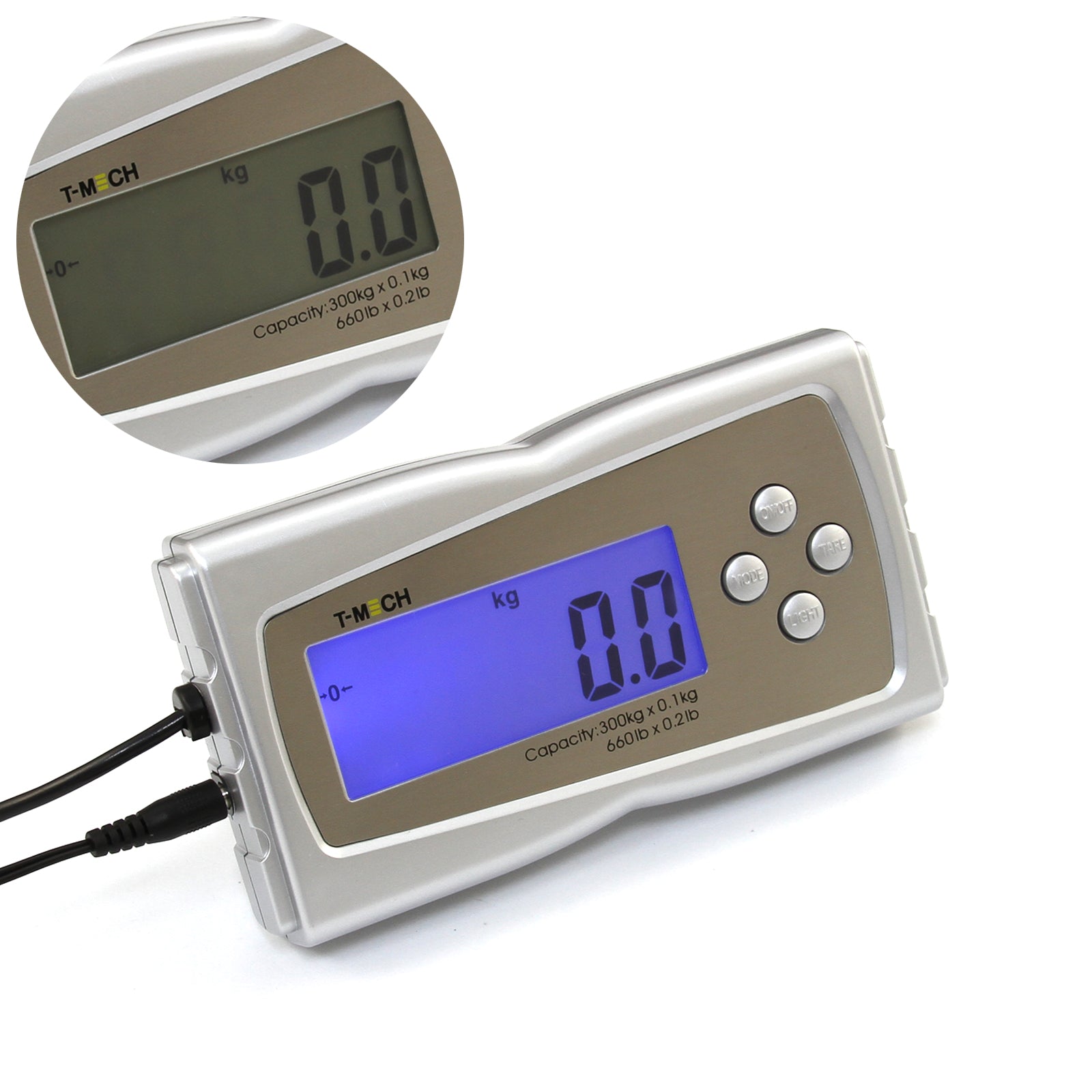 Bilancia Elettronica Industriale 300kg per Magazzini e Fattorie 90cm x 60cm